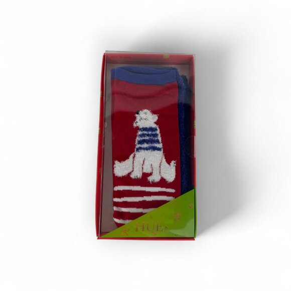 Footsie Christmas Socks Gift Set - Polar Bear (2 Pack) - Picture 2 of 5